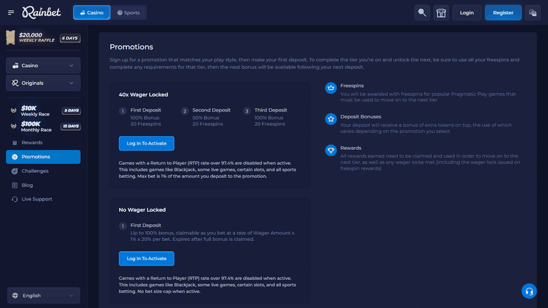 Rainbet Gambling establishment